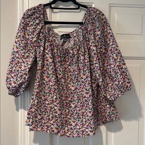Pomander Place/Tuckernuck Multicolor Floral Blouse